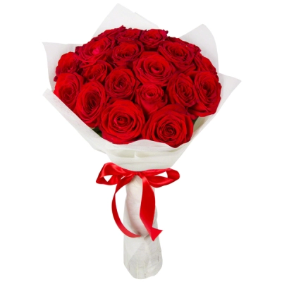 Букет из красных роз в фетре Арзамас Нижегородская область